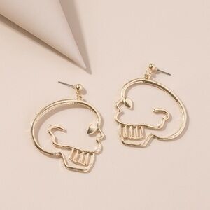 3/$30 💛 Skull Drop Earrings